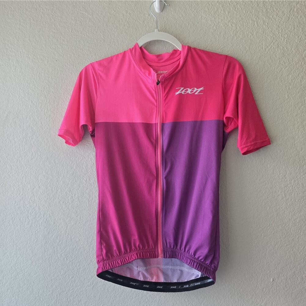 Zoot Believe Signature Series Women's Cycling Jersey Pink Purple Size M
